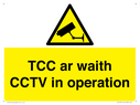 tcc-ar-waith--cctv-in-operation--dual-language-welsh--english-sign~